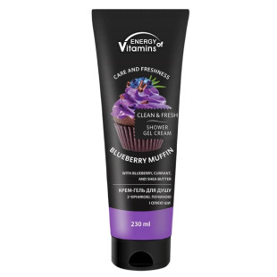 Крем-гель для душа Blueberry muffin 230мл (5491) ENERGY of Vitamins 230 мл